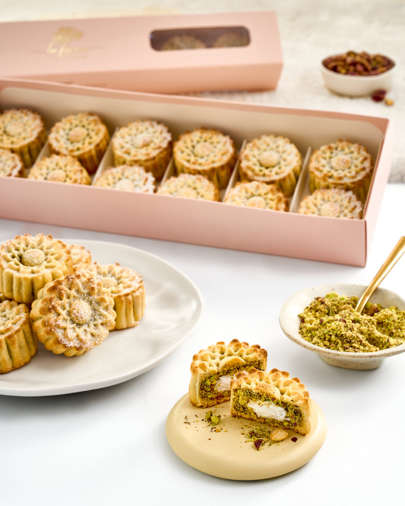 Ma`amoul Pistachio & Qishta